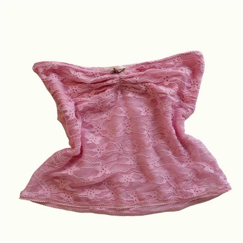 MilanBlocks coquette Womenswear Short Tops Sleeveless Minimalist soft girl cami top sample sale