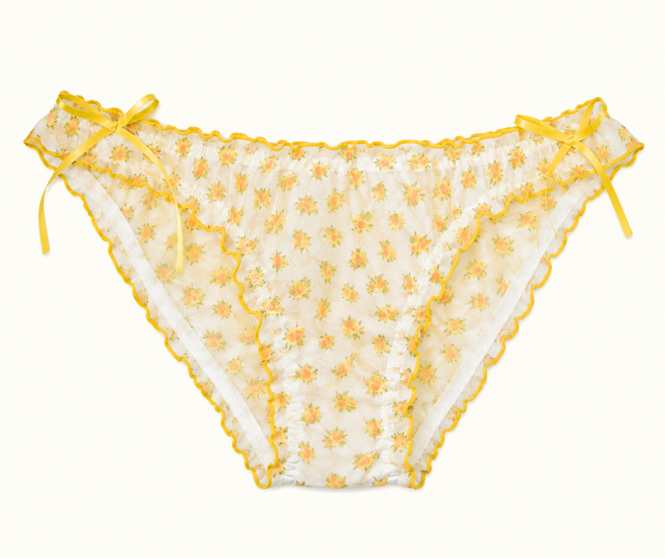 Milanblocks Summer Floral Fantasy Coquette Mesh Panty Set