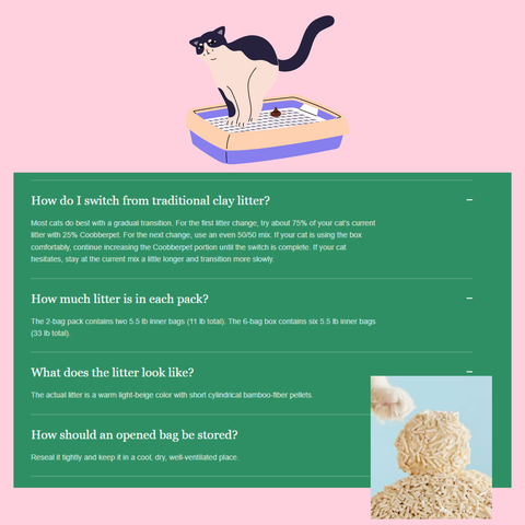 Baboo Cat Litter Toilet Flushable Litter