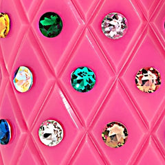 "Angel" Pink Rainbow Acrylic Box Clutch Bag