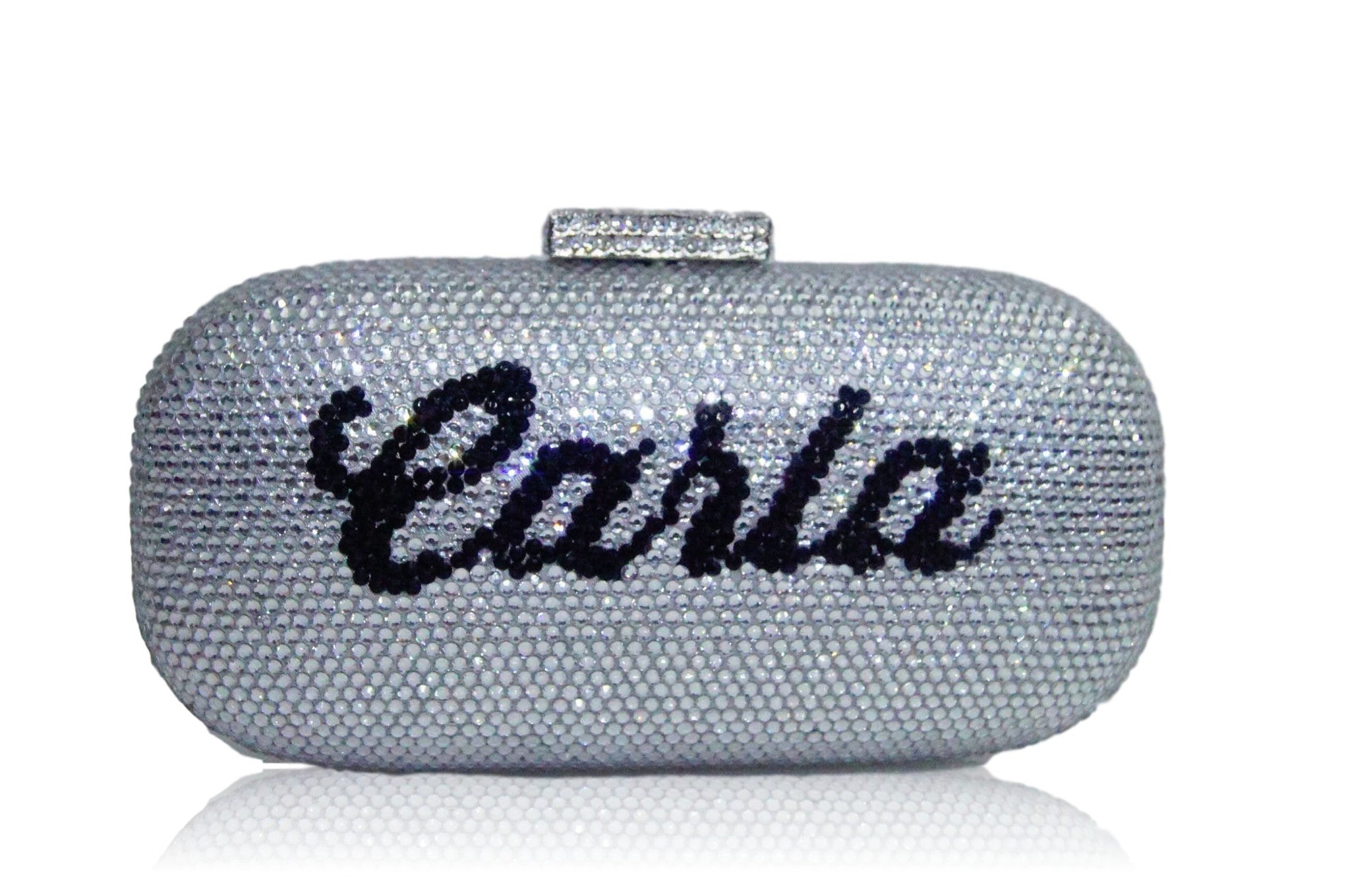 Custom Name Personalized Crystal Box Evening Clutch Bag-Handbags & Purses - MILANBLOCKS