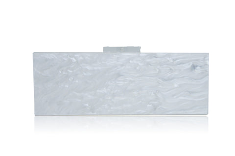 Large size live review custom acrylic name clutch-Handbags & Purses - MILANBLOCKS