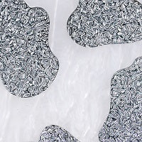 White Silver Glitter Cow Print Bag