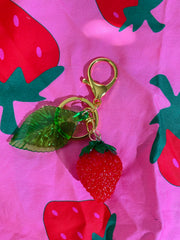 Strawberry keychain