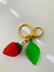 Strawberry keychain